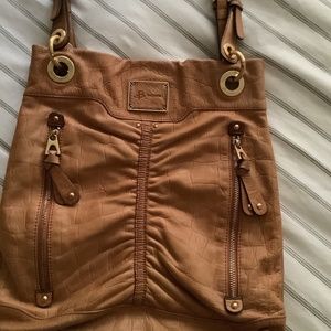 Beautiful  Tan B. Makowsky large leather tote